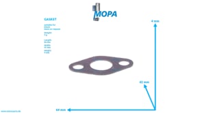 GASKET - 01222842 suitable for Deutz engines