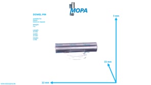 DOWEL PIN - 01105109 suitable for Deutz engines