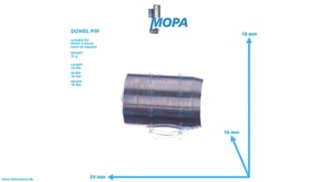 DOWEL PIN - 01105224 suitable for MWM & Deutz engines