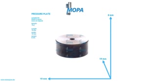 DRUCKPLATTE - 12129391 passend für MWM & Deutz Motoren