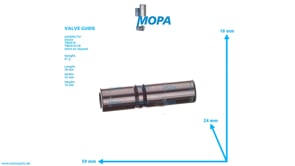 VALVE GUIDE - 12160262 suitable for Deutz engines