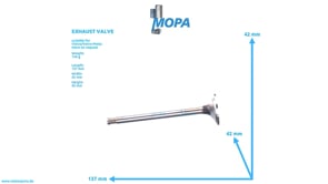 EXHAUST VALVE - 21739130 suitable for Volvo/Volvo Penta engines