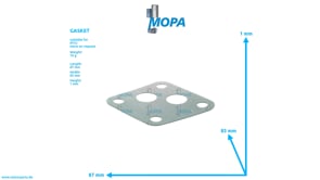 GASKET - 3551840580 suitable for MTU engines