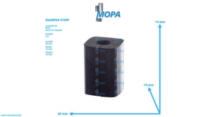 DAMPER STRIP - 5500780638 suitable for MTU engines DAMPER STRIP - 5500780638 suitable for MTU engines