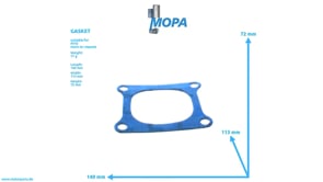 GASKET - 5600980180 suitable for MTU engines