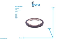 SEALING RING - 0000160119 suitable for MTU engines SEALING RING - 0000160119 suitable for MTU engines