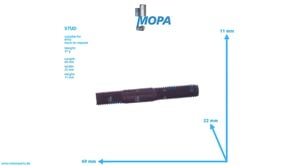 STUD - 000835010106 suitable for MTU engines STUD - 000835010106 suitable for MTU engines