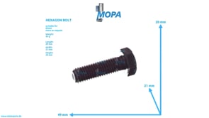 HEXAGON BOLT - 01112542 suitable for Deutz engines