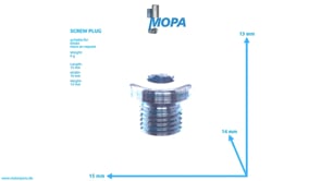SCREW PLUG - 01131075 suitable for Deutz engines