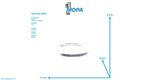 SEALING RING - 01148899 suitable for Deutz engines
