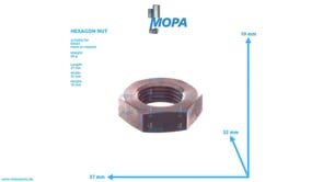 SECHSKANTMUTTER - 01153178 passend für Deutz Motoren
