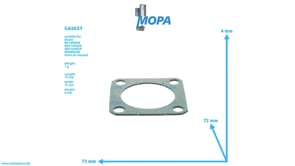 GASKET - 01176252 suitable for Deutz engines GASKET - 01176252 suitable for Deutz engines