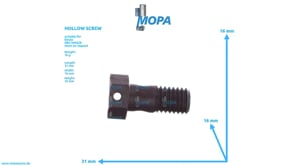 HOHLSCHRAUBE - 01215129 passend für Deutz Motoren