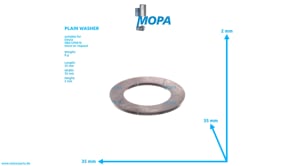PLAIN WASHER - 01216105 suitable for Deutz engines