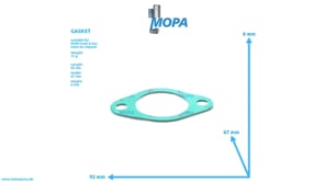 GASKET - 06562572508 suitable for MAN D engines