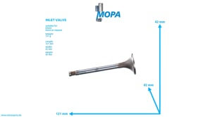 INLET VALVE - 12159600 suitable for Deutz engines