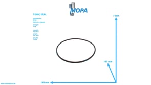 TORIC SEAL - 23530120 suitable for MTU engines