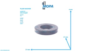 PLAIN WASHER - 51907100394 suitable for MAN D engines