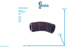 SHAPED HOSE - 51963050037 suitable for MAN D-engines SHAPED HOSE - 51963050037 suitable for MAN D-engines