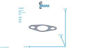 GASKET - 5241870380 suitable for MTU engines