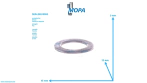 SEALING RING - 01118668 suitable for Deutz engines