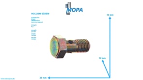 HOLLOW SCREW - 01119231 suitable for Deutz engines