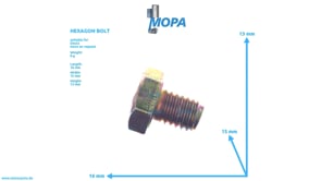 HEXAGON BOLT - 01148220 suitable for Deutz engines