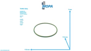 TORIC SEAL - 01180961 suitable for MWM & Deutz engines TORIC SEAL - 01180961 suitable for MWM & Deutz engines