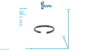 SNAP RING - 01235078 suitable for Deutz engines