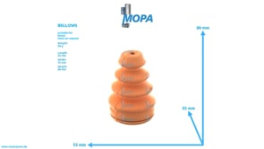 BELLOWS - 02249246 suitable for Deutz engines