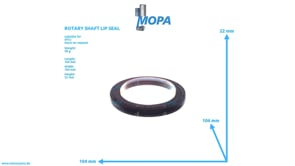 ROTARY SHAFT LIP SEAL - 0229977647 suitable for MTU engines ROTARY SHAFT LIP SEAL - 0229977647 suitable for MTU engines