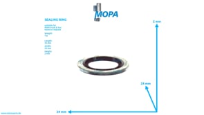 SEALING RING - 06566310107 suitable for MAN D engines SEALING RING - 06566310107 suitable for MAN D engines