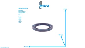 SEALING RING - 06566310234 suitable for MAN D engines