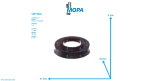 CUP SEAL - 12152261 suitable for Deutz engines