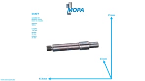 SHAFT - 12160907 suitable for MWM & Deutz engines