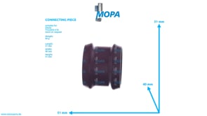 CONNECTING PIECE - 12282726 suitable for Deutz engines