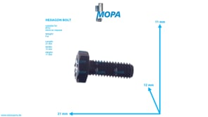 SECHSKANTSCHRAUBE - 304017006059 passend für MTU Motoren