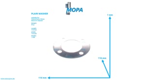 PLAIN WASHER - 479459 suitable for Volvo/Volvo Penta engines