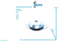 BONDED RUBBER MOUNTING - 50724360023 suitable for MAN D-engines