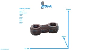 BANJO FITTING - 5379900186 suitable for MTU engines