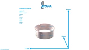 CAMSHAFT BUSH - 5500511710 suitable for MTU engines CAMSHAFT BUSH - 5500511710 suitable for MTU engines