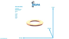 SEALING RING - 942703 suitable for Volvo/Volvo Penta engines