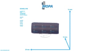 DOWEL PIN - 000007012221 suitable for MTU engines