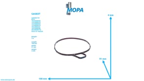 GASKET - 0000180680 suitable for MTU engines
