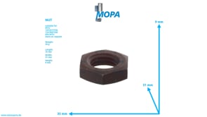 SECHSKANTMUTTER - 000936020007 passend für MTU Motoren SECHSKANTMUTTER - 000936020007 passend für MTU Motoren
