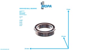 RILLENKUGELLAGER - 0029817325 passend für MTU Motoren