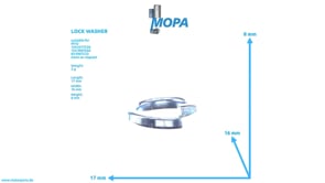 FEDERRING - 007980010002 passend für MTU Motoren