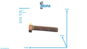 HEXAGON BOLT - 01102827 suitable for Deutz engines