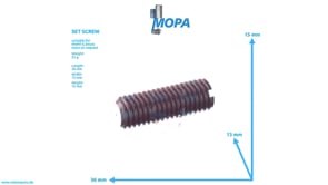 SET SCREW - 01144950 suitable for MWM & Deutz engines