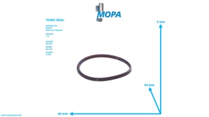 TORIC SEAL - 01166059 suitable for Deutz engines